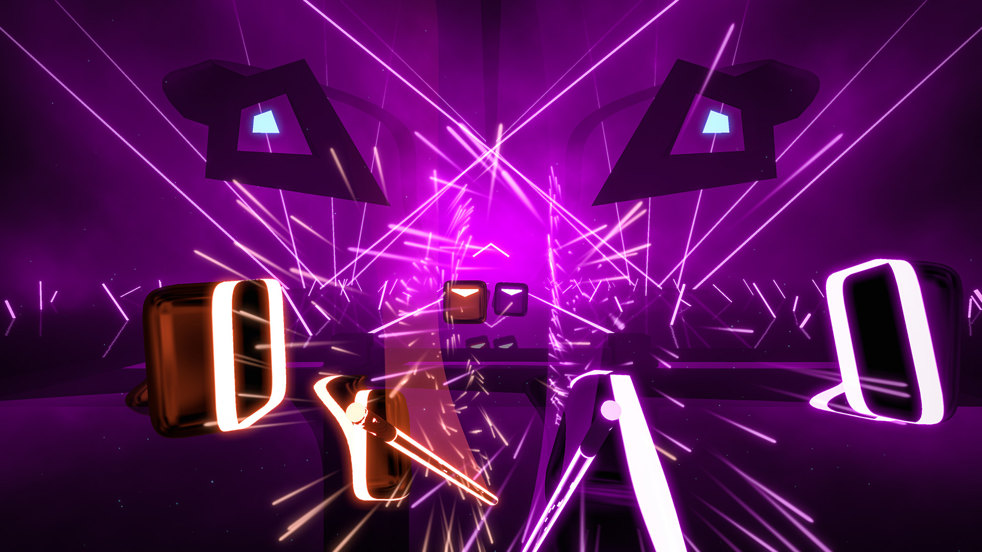 Beat Saber VR - jogo de ritmo com sabres de luz no Oculus Quest para festas em Salvador